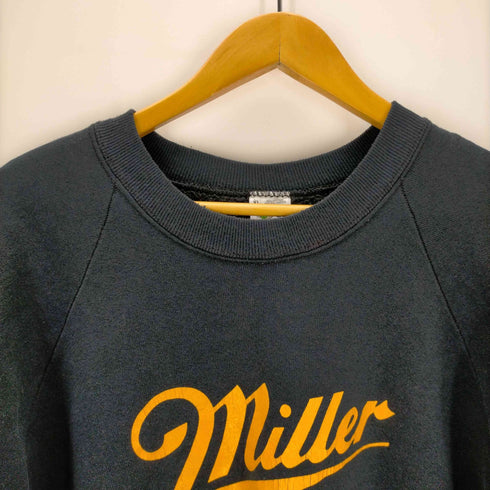 フルーツオブザルーム FRUIT OF THE LOOM USA製 ラグランスウェット miller genuine draft メンズ JPN:XL