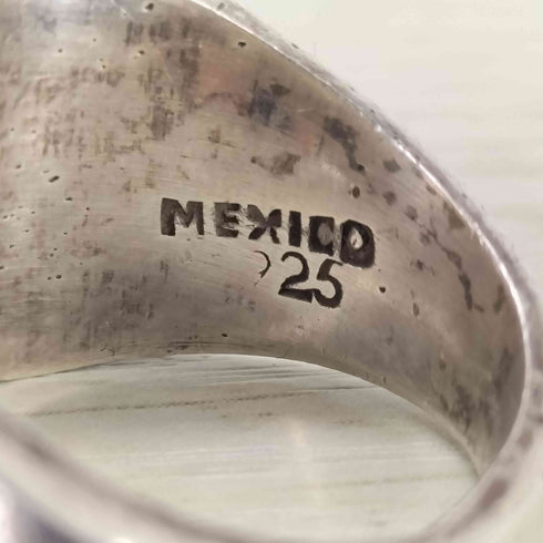 Mexico 925 ターコイズリング メンズ 20