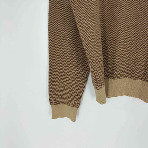 ポロバイラルフローレン Polo by RALPH LAUREN Vネック ヘリンボーンニット メンズ JPN:S