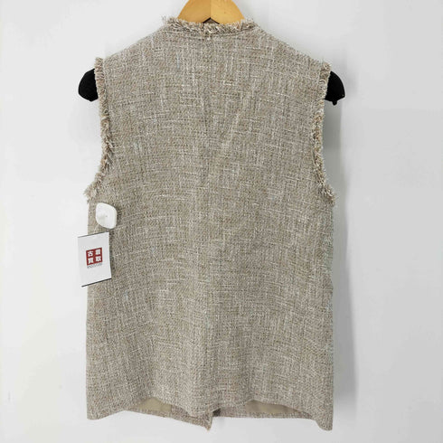 ユナイテッドアローズグリーンレーベルリラクシング UNITED ARROWS green label relaxing ミックスツイードライク ジレ レディース FREE