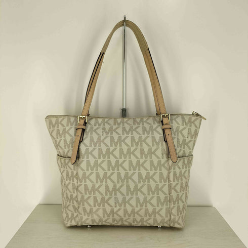 マイケルコース Michael Kors JET SET ITEM LG EW TZ TOTE 総柄 モノグラム トートバッグ レディース