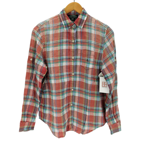 ローレンラルフローレン LAUREN RALPH LAUREN リネンシャツ レディース JPN:S