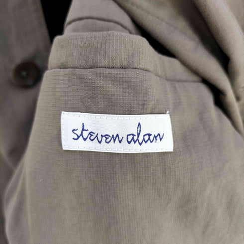 スティーブンアラン Steven Alan NYLON BAL COLLAR COAT ナイロン バルカラー コート メンズ import:L