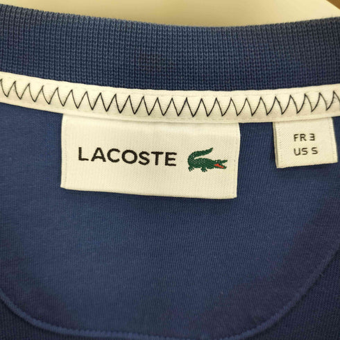 ラコステ LACOSTE トリコカラー ロゴ ワッペン クルーネック スウェット メンズ import:S