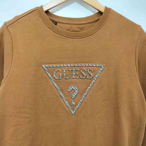 ゲス GUESS 2018AW L/SLV SWEATSHIRT (CAMEL) メンズ import:S