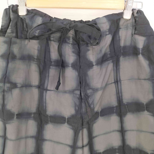イッセイミヤケメン ISSEY MIYAKE MEN 13SS 黒タグ 後染め 絞り加工 ワイド イージーパンツ メンズ JPN:3