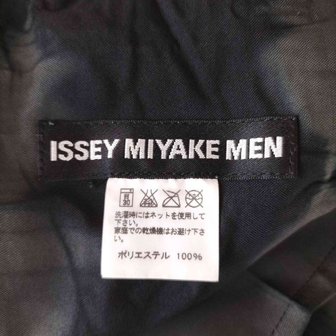 イッセイミヤケメン ISSEY MIYAKE MEN 13SS 黒タグ 後染め 絞り加工 ワイド イージーパンツ メンズ JPN:3