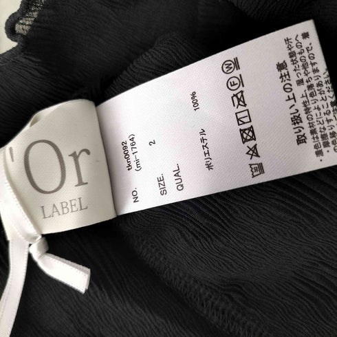 n'OrLABEL ドットプリーツシアートップス レディース JPN:2