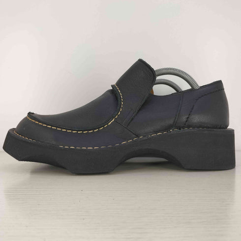 イッセイミヤケメン ISSEY MIYAKE MEN 90-00s ステッチ レザー シューズ スリッポン メンズ 26 1/2