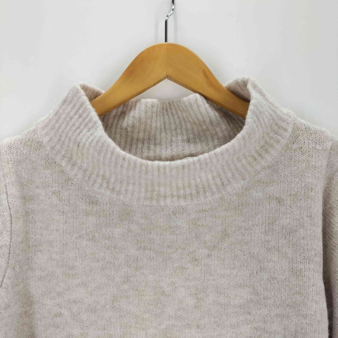 n'OrLABEL レース装飾スタンドネックニット レディース JPN:2