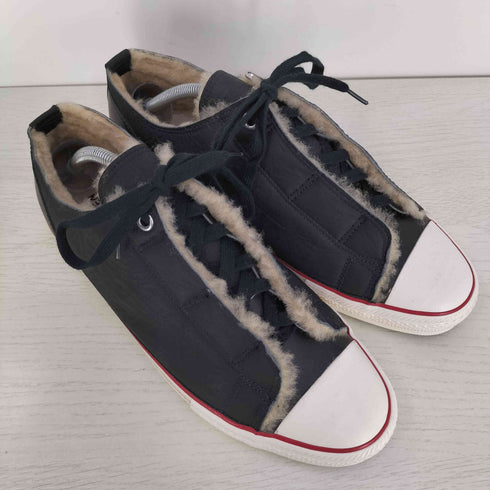 イッセイミヤケメン ISSEY MIYAKE MEN 90-00s リアルムートン レザー 切替 ローカットスニーカー メンズ JPN:27