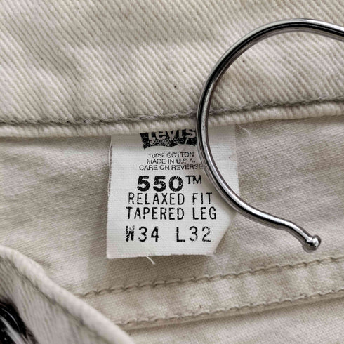 リーバイス Levis 90s USA製 550-2652 裏556刻印 RELAXED FIT ジップフライ デニムパンツ メンズ W34/L32