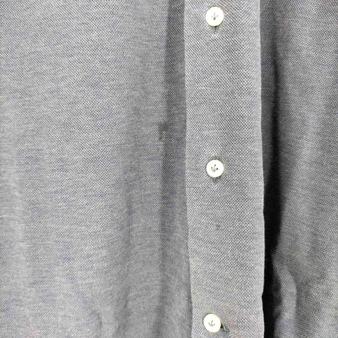 ALESSANDRO GHERARDI Slim イタリア製 鹿の子 ロングスリーブ ボタンダウンシャツ メンズ 40