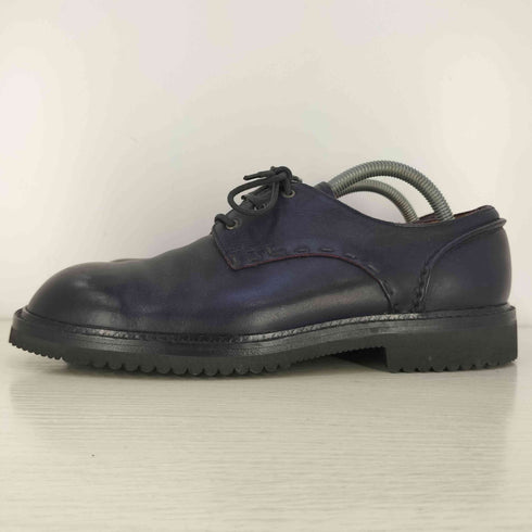 イッセイミヤケ ISSEY MIYAKE 90-00s 黒タグ vibramソール レザーシューズ メンズ