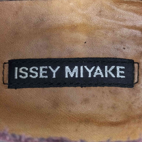 イッセイミヤケ ISSEY MIYAKE 90-00s 黒タグ vibramソール レザーシューズ メンズ