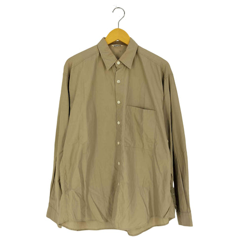 オーラリー AURALEE WASHED FINX TWILL BIG SHIRTS ウォッシュド フィンクス ツイル ビッグシャツ メンズ JPN:5