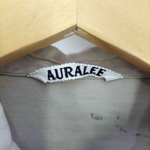 オーラリー AURALEE WASHED FINX TWILL BIG SHIRTS ウォッシュド フィンクス ツイル ビッグシャツ メンズ JPN:5