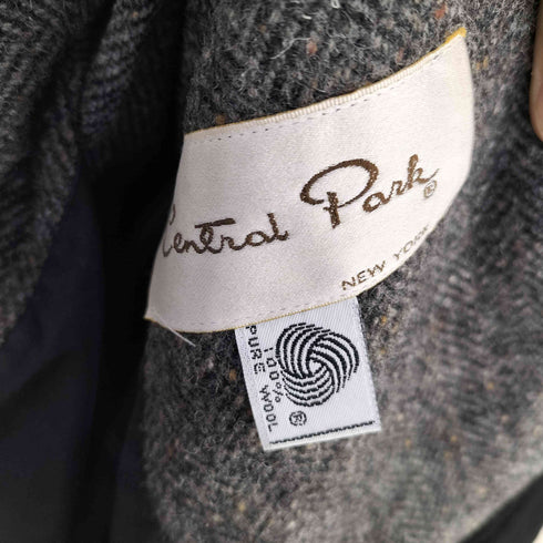 CENTRAL PARK ヘリンボーン ネップ レイヤードコート レディース