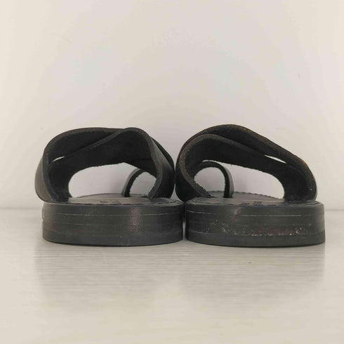 イッセイミヤケメン ISSEY MIYAKE MEN 70-80s レザー フラット トングサンダル メンズ 25 1/2
