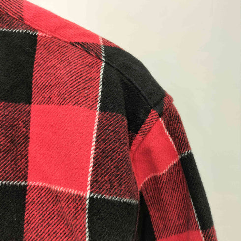 エクストララージ XLARGE ジップアップ ヘビーウェイトシャツ タータンチェック メンズ import:L