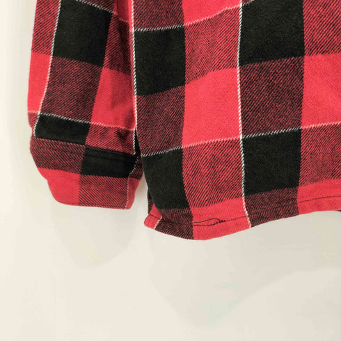 エクストララージ XLARGE ジップアップ ヘビーウェイトシャツ タータンチェック メンズ import:L
