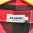エクストララージ XLARGE ジップアップ ヘビーウェイトシャツ タータンチェック メンズ import:L