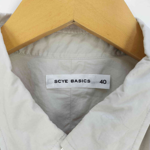サイベーシックス SCYE BASICS ショートスリーブ ボタンダウンシャツ メンズ 40