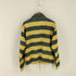 ザラ ZARA ボーダー コットン コーチジャケット メンズ import:XL