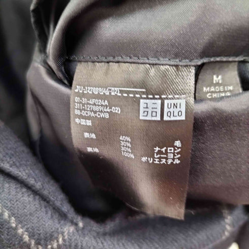 ユニクロ UNIQLO ツイードジャケット メンズ M
