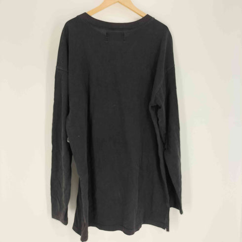 ハーレーダビッドソン HARLEY-DAVIDSON 90S V-TWIN POWER By The Years Long Sleeve Shirt ロゴ 刺繍 ヘンリーネック L/S Tシャツ メンズ import:XL