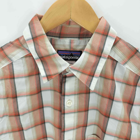 パタゴニア patagonia ナイロン混 チェックシャツ メンズ import:XS