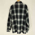 キャルトップ CALTOP USA製 白黒 オンブレチェック アクリル L/S シャツ メンズ import:L
