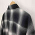 キャルトップ CALTOP USA製 白黒 オンブレチェック アクリル L/S シャツ メンズ import:L