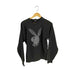 プレイボーイ PLAYBOY USA製 ラビットプリント クルーネックスウェット メンズ import:L