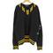 ポロスポーツラルフローレン POLO SPORT RALPH LAUREN 90S 畦編み リブ ライン Vネック レザー エルボーパッチ ウール ニット ビッグサイズ メンズ import:XXL