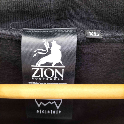 ザイオンルーツウェア ZION ROOTSWEAR 両面プリント プルオーバーパーカー メンズ