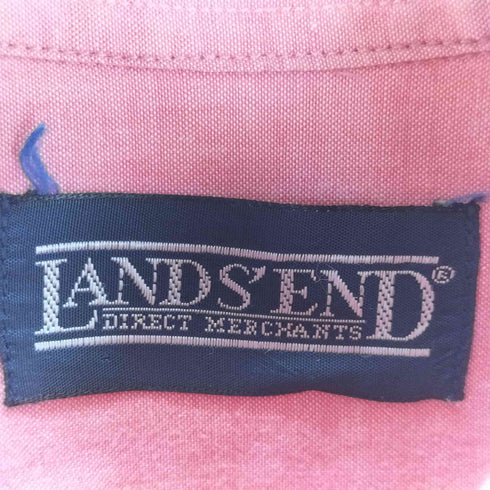 ランズエンド LANDS END 90s シンガポール製 刺繍デザインコットンシャツ レディース 4