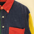 ジェイクルー J.CREW 90s 巨人タグ クレイジーパターン コーデュロイシャツ メンズ import:M