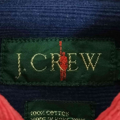 ジェイクルー J.CREW 90s 巨人タグ クレイジーパターン コーデュロイシャツ メンズ import:M