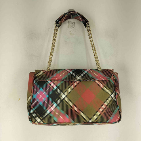 ヴィヴィアンウエストウッド Vivienne Westwood オーブ 2WAY タータンチェックショルダーバッグ レディース