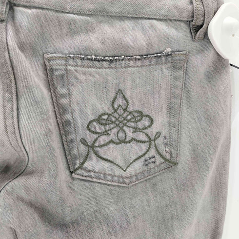 ディーゼル DIESEL イタリア製 ポケット刺繍 フレアデニムパンツ レディース 25