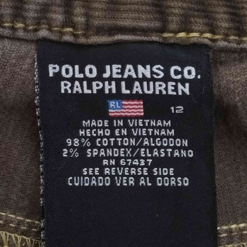 ポロジーンズ RL POLO JEANS CO. コーデュロイ ブーツカット フレアパンツ メンズ 12