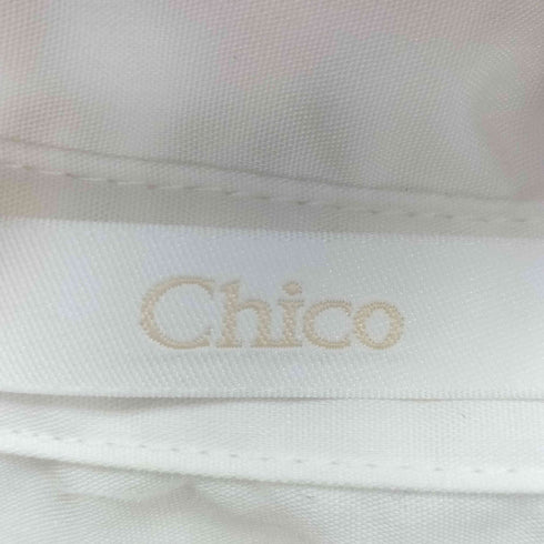 チコ Chico 23SS 7分袖 肩スリット 短丈 シャツ レディース FREE
