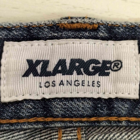 エクストララージ XLARGE ジップフライ テーパード デニムパンツ メンズ 34