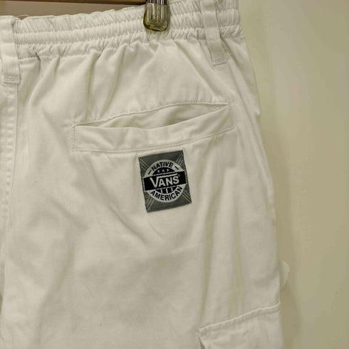 バンズ VANS 90-00s 旧タグ ヘリンボーン クロップド カーゴパンツ メンズ M