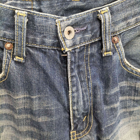 リーバイス Levis 00S ベトナム製 V11刻印 502 ジップアップ デニムパンツ 05年製 脇割 メンズ W30L33