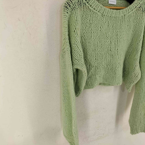 ユナイテッドアローズグリーンレーベルリラクシング UNITED ARROWS green label relaxing ロービング DEEP Vネック プルオーバー ニット レディース