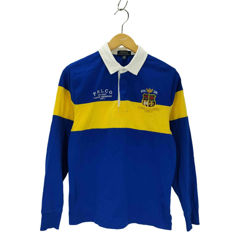 ポロラルフローレン POLO RALPH LAUREN エンブレムワッペン 長袖ポロシャツ メンズ JPN:L