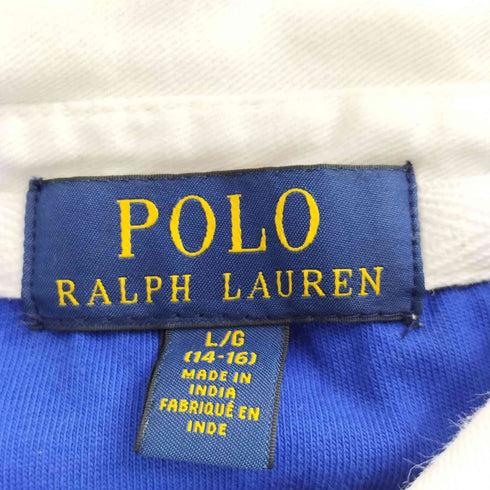 ポロラルフローレン POLO RALPH LAUREN エンブレムワッペン 長袖ポロシャツ メンズ JPN:L