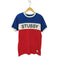 ステューシー Stussy 00s 紺タグ マルチカラー クルーネックTシャツ メンズ JPN:L